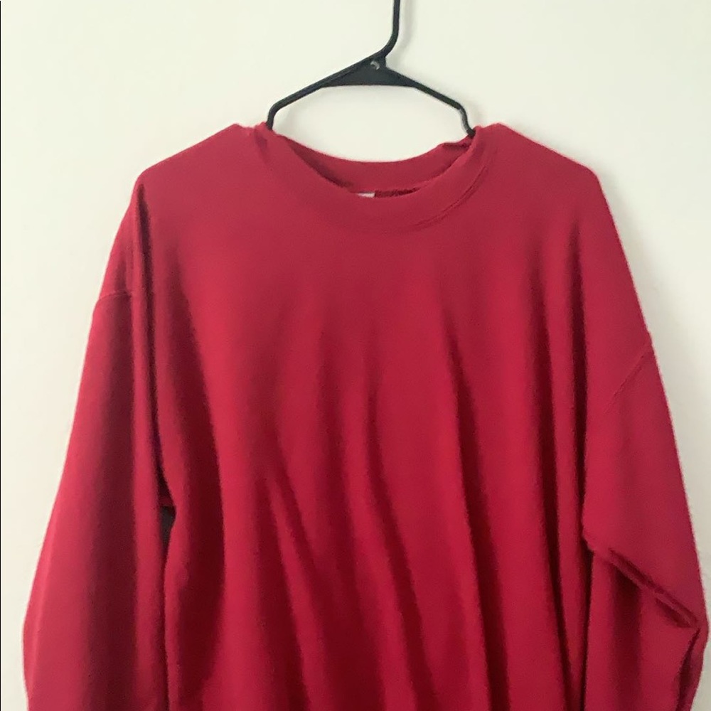 Red Crew Neck